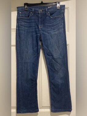 Lamb & Flag Denim Jeans Bootcut Women’s Size 12 R 31 Blue Dark Wash NEW